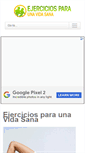 Mobile Screenshot of ejerciciospara.com